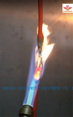 Equipaggiamento per la prova della fiamma verticale DAXIAN Single Wire And Cable IEC60332-1-1