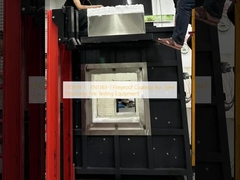 ISO834-1, EN1363-1 Apparecchiature per prove di resistenza al fuoco di rivestimenti ignifughi per strutture in acciaio