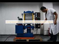 Vulcanizzatore piatto da 25T per la pressatura di vari prodotti stampati 350×350 mm