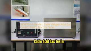 Macchina per test di gas acido per cavi IEC60754