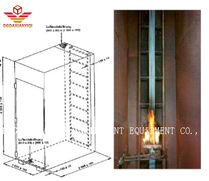 I cavi del pacco cabla il rilascio Rate Test Machine IEC60332-3-10 di calore e di combustione