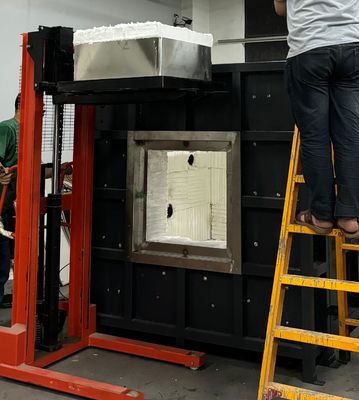 Test di processo accurati resi possibili ODM Forno di prova del fuoco strutturale Supporto personalizzato