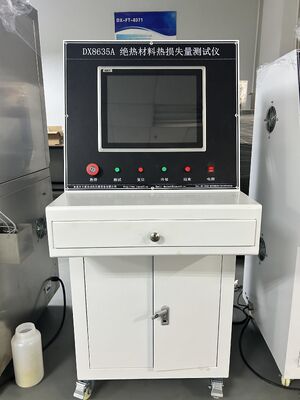 Determinazione dell'isolamento termico della macchina per prove di resistenza termica allo stato stazionario