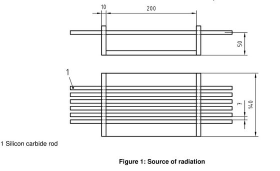 Apparecchiatura di collaudo del fuoco del tester di esposizione di calore di radiazione del vestiario di protezione di iso 6942 dell'en
