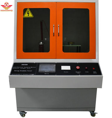 50KV tester di ripartizione di tensione di IEC 60243 ASTM D149, macchina di prova materiale solida di tensione di Withstand di Isulation