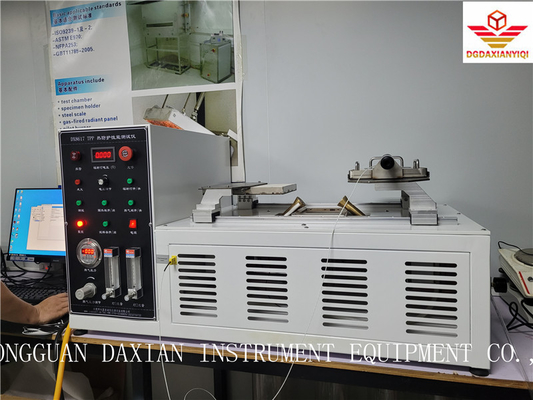 Test di laboratorio TPP Test di incendio secondo ASTM F2700