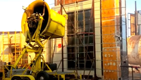 BS EN356 Attrezzatura di prova per vetri di sicurezza Axe Testing Machine Glass Tester