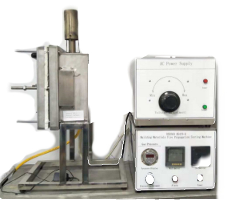 Materiali da costruzione e strutture attrezzature di prova del fuoco BS476-6 Tester indice di propagazione della fiamma
