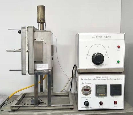 Materiali da costruzione e strutture attrezzature di prova del fuoco BS476-6 Tester indice di propagazione della fiamma