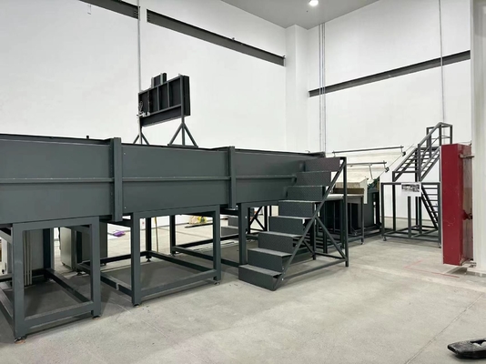 Materiale di copertura Performance di resistenza al fuoco Equipaggiamento di prova delle prestazioni di ritardamento delle fiamme per celle fotovoltaiche