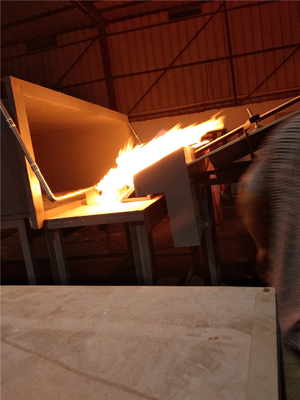Apparecchiature di prova incendio a controllo PLC per materiali da costruzione e rivestimenti per tetti ASTM E 108
