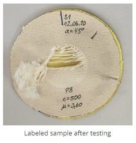 EN17092-1 Macchina di prova della resistenza all'abrasione