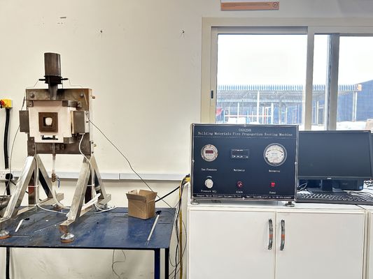 BS476-7 Materiali da costruzione attrezzature di prova di laboratorio apparecchiatura di prova di diffusione della fiamma di superficie macchina di infiammabilità