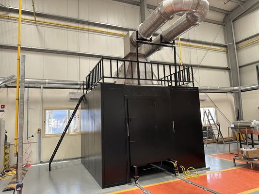 BS476-7 Materiali da costruzione attrezzature di prova di laboratorio apparecchiatura di prova di diffusione della fiamma di superficie macchina di infiammabilità