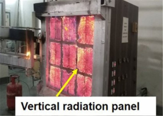 BS476-7 Materiali da costruzione attrezzature di prova di laboratorio apparecchiatura di prova di diffusione della fiamma di superficie macchina di infiammabilità