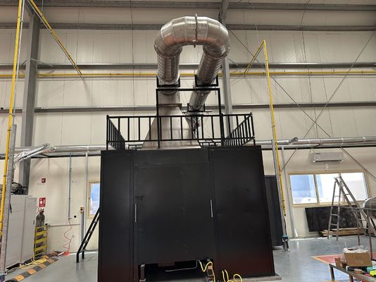 EN 13823 Macchina per la prova del fuoco in laboratorio SBI per singolo oggetto combustibile