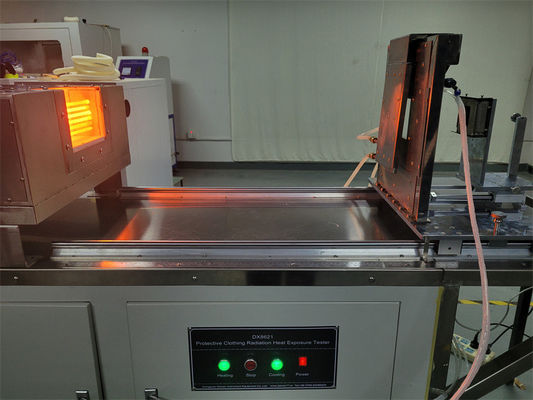 Apparecchiatura di collaudo del fuoco del tester di esposizione di calore di radiazione del vestiario di protezione di iso 6942 dell'en