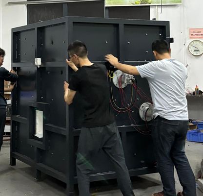 Test di resistenza al fuoco del forno di prova per campioni di rivestimento a prova di fuoco