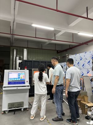 Forno per la prova del rivestimento ignifugo della struttura in acciaio