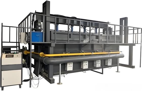 Fornace per prove di resistenza al fuoco su componenti orizzontali