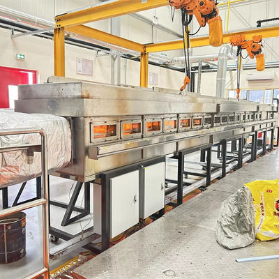 Macchina per prove di incendio in laboratorio con compressore d'aria e metano per gas di scarico in fornace a tunnel ASTME84, classe di protezione IP57
