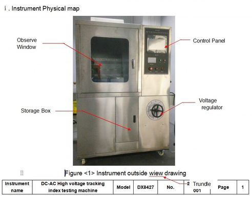 Macchina di prova di isolamento con controllo PLC Taiwan Weinview Touch Screen