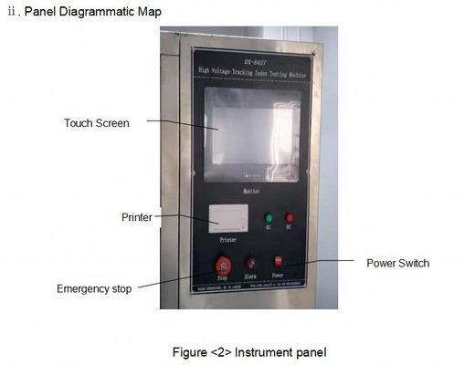 Macchina di prova di isolamento con controllo PLC Taiwan Weinview Touch Screen