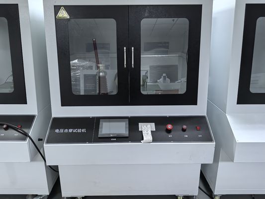 ASTMD149 Tester Solid Insulation Material Electrical Strength Testing Machine con serbatoio di olio