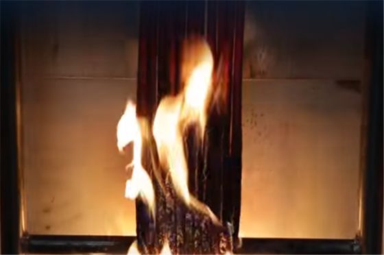 Macchina per prove di laboratorio per cavi e cavi ottici secondo la norma IEC60332-3-10