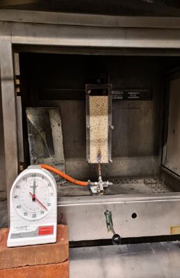 EN ISO 11925 Prova di infiammabilità dei materiali da costruzione - prova di una sola fonte di fuoco