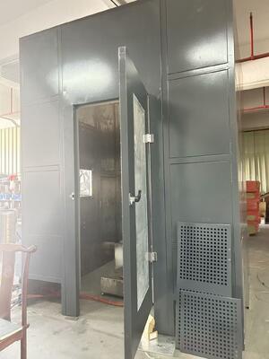 UL1685 apparecchiatura di prova di fiamma a vassoio verticale per cavi raggruppati 20kW 2438mm camera IEEE 1202