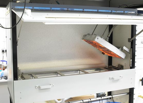 ISO 9239-1 Apparecchiature per prove di reazione al fuoco per pavimenti mediante flusso radiante