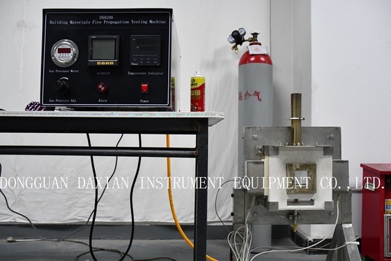 I materiali da costruzione DX8298 fiammeggiano il tester AC220V BS476-6 di indice di diffusione