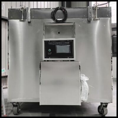 Fornace per test su piccola scala per rivestimenti ignifughi per strutture in acciaio DX8418. Test per vari tipi di rivestimenti ignifughi per strutture in acciaio utilizzati negli edifici