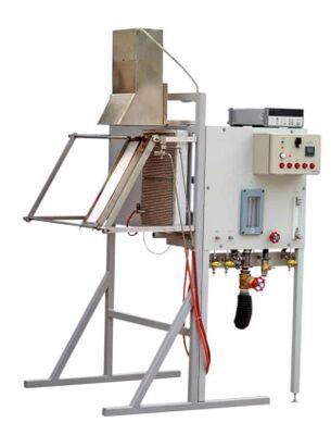 ASTME162 Macchina di prova standard per laboratorio antincendio Tester di infiammabilità superficiale della fonte di energia termica radiante
